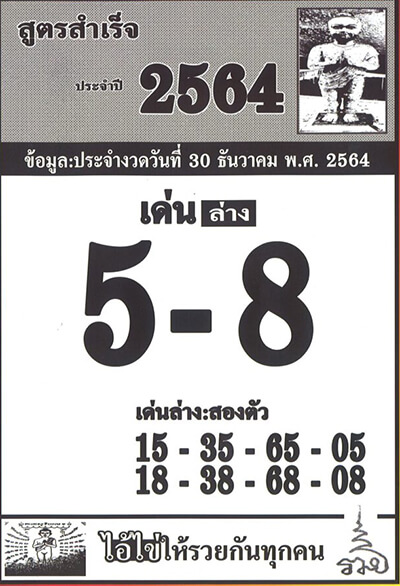 เลขเด็ดไอ้ไข่30/12/64