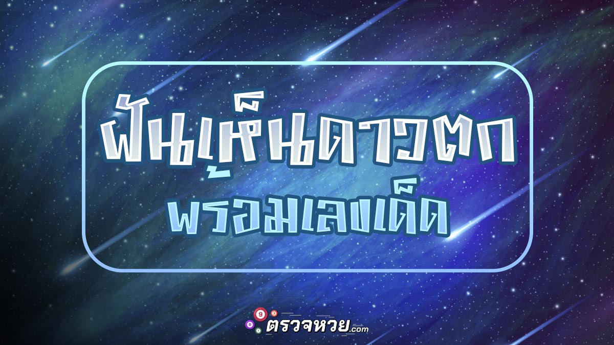 ฝันเห็นดาวตก ขอพร แล้วจะเป็นจริงทุกอย่าง พร้อมเลขเด็ด