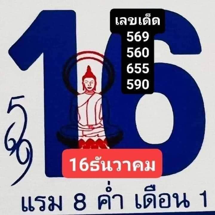 เลขปฏิทิน 16/12/65